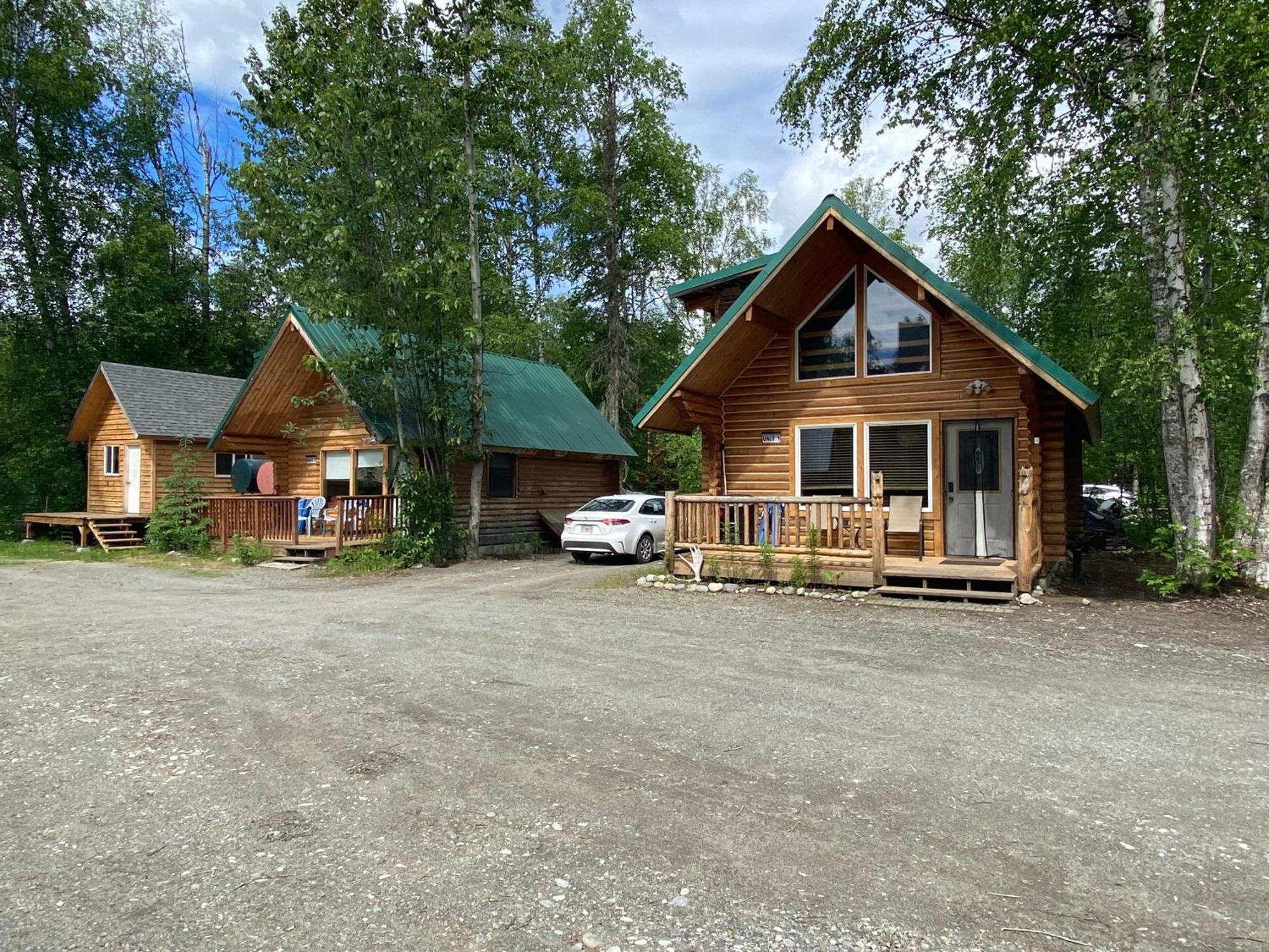 Talkeetna Log Cabin With Hot Tub Unit 2 Eksteriør bilde